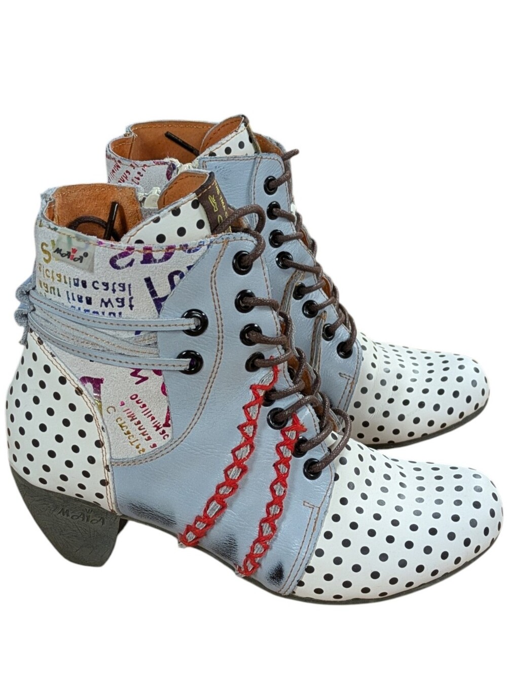Maia TMA Eyes Ankle Boots Artsy Size 38 - Picture 2 of 12